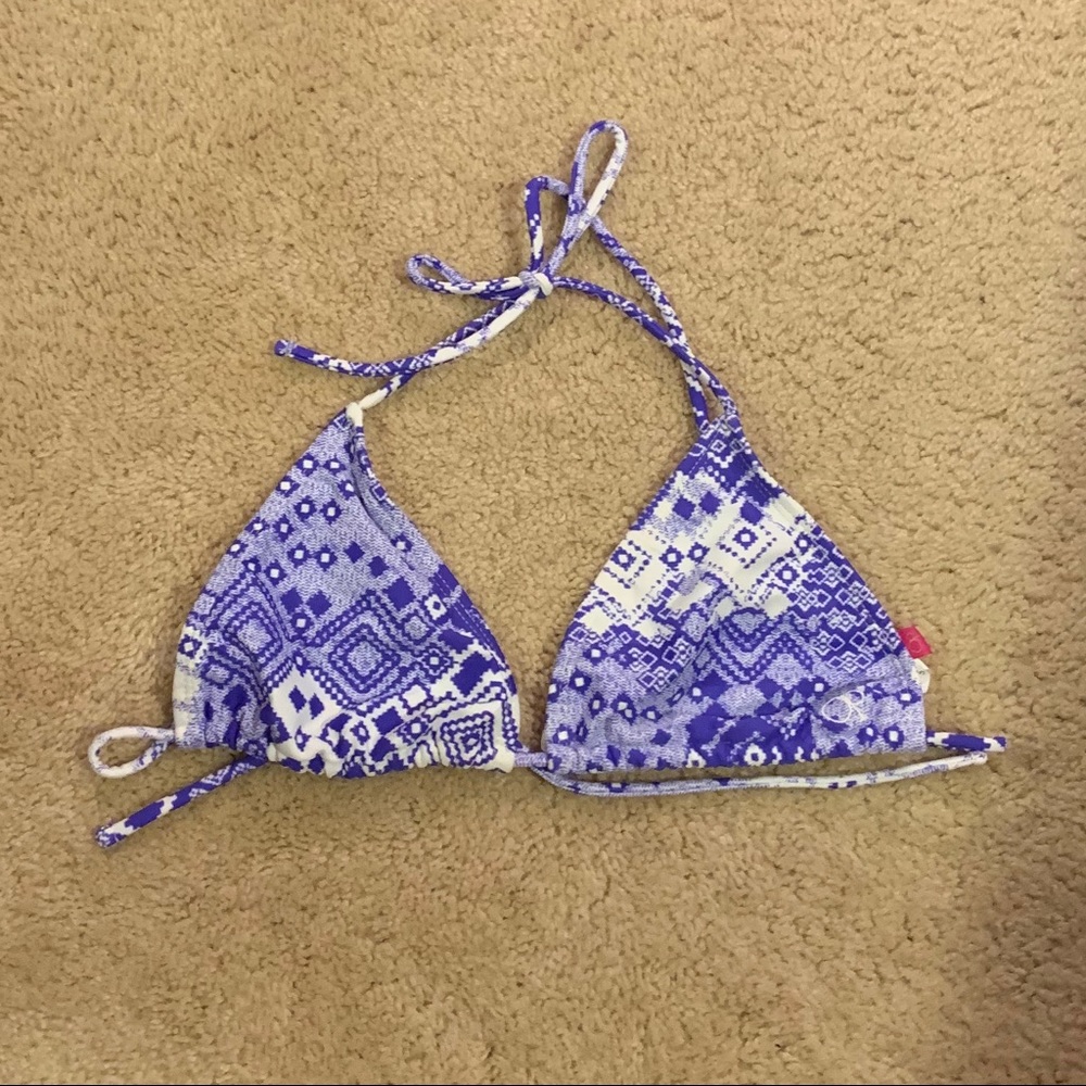 Purple bikini top